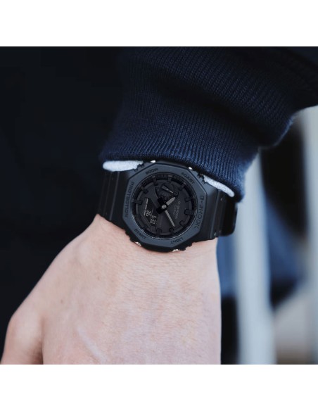 Casio G-Shock Orologio da Polso Analogico Digitale da Uomo Nero GA-2100-1A1ER