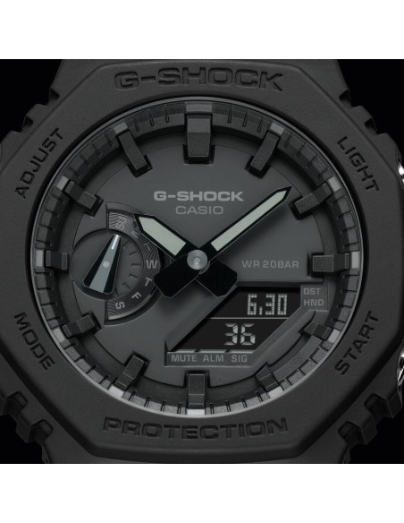 Casio G-Shock Herren Analog-Digital-Uhr Schwarz GA-2100-1A1ER