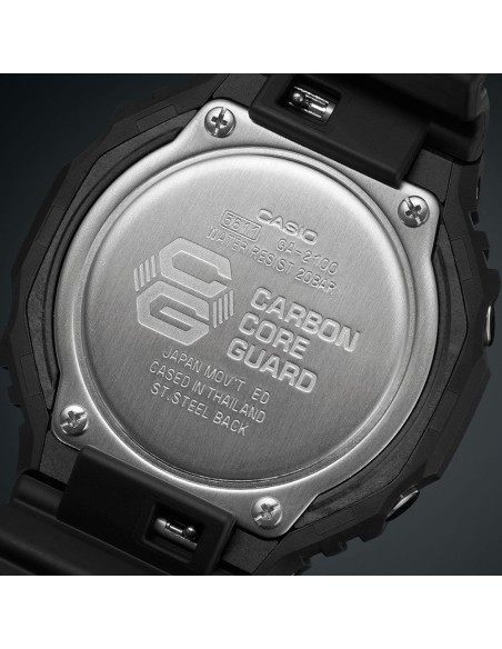 Casio G-Shock Orologio da Polso Analogico Digitale da Uomo Nero GA-2100-1A1ER
