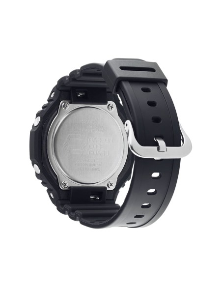 Casio G-Shock Herren Analog-Digital Armbanduhr Schwarz mit Orange Details GA-2100-1A4ER