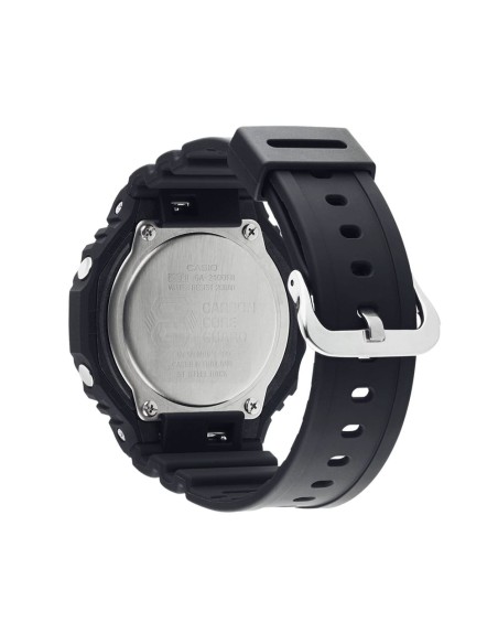 Casio G-Shock Orologio da Polso Analogico Digitale da Uomo Nero con dettagli Verdi GA-2100-1A3ER