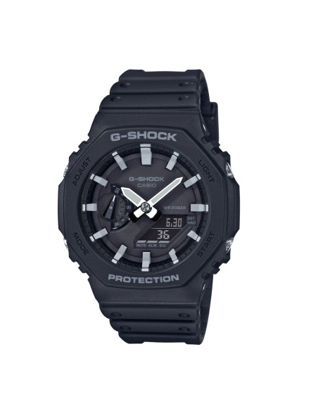 Casio G-Shock Men's Analog-Digital Wristwatch Black with Grey Details GA-2100-1AER