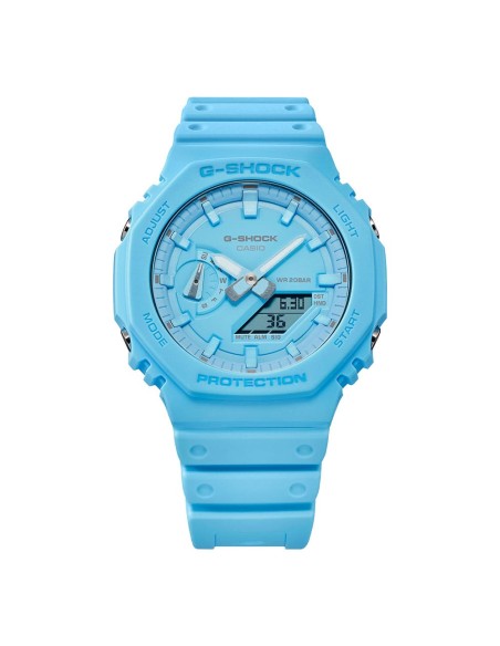 Casio G-Shock Men's Analog-Digital Wristwatch Light Blue GA-2100-2A2ER