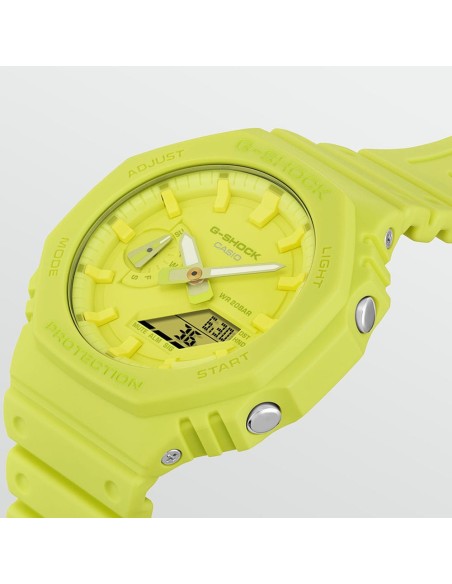 Casio G-Shock Orologio da Polso Analogico Digitale da Uomo Azzurro GA-2100-9A9ER