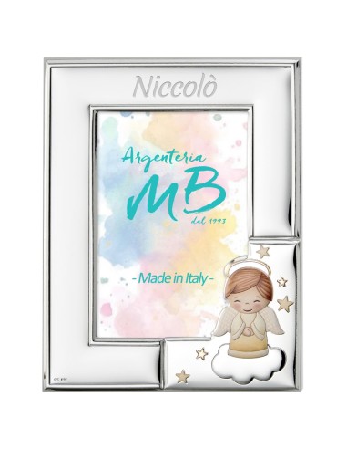 Angel on a Cloud Customizable Birth Photo Frame