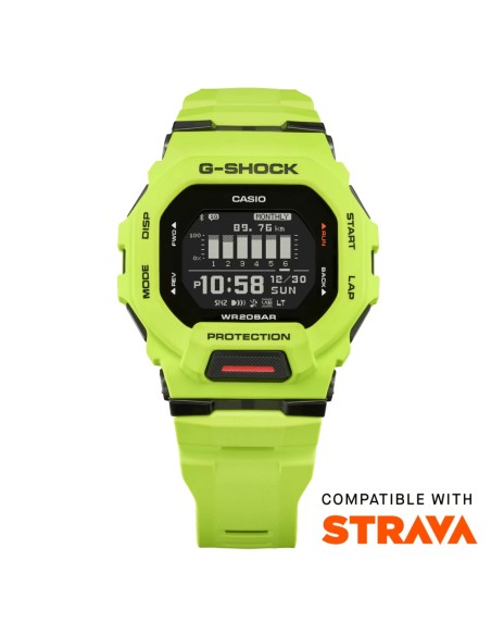 Casio G-Shock Orologio da Polso Digitale da Uomo Giallo Fluo GBD-200-9ER