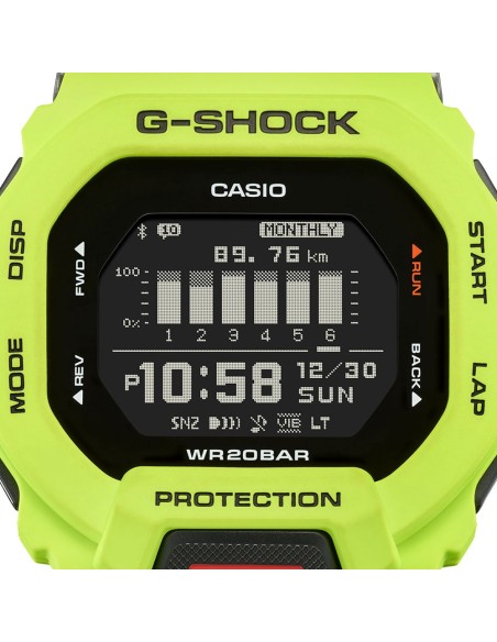 Casio G-Shock Herren Digitaluhr Gelb Fluoreszierend GBD-200-9ER