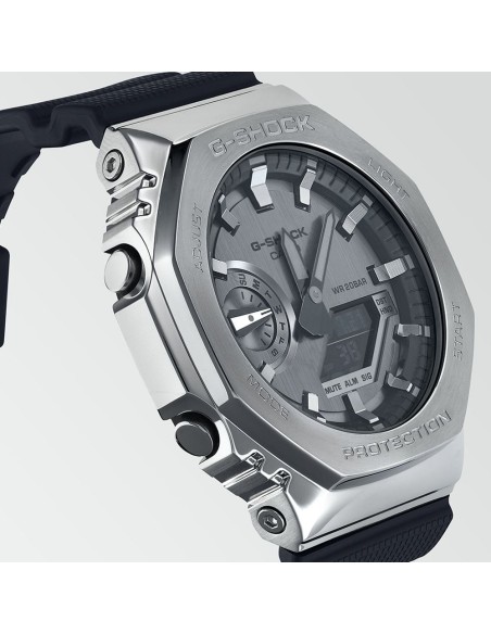 Casio G-Shock Men's Analog-Digital Watch with Stainless Steel Case GM-2100-1AER