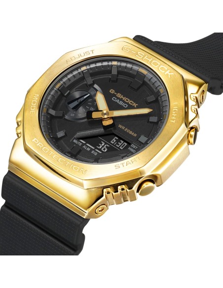 Casio G-Shock Orologio da Polso Analogico Digitale da Uomo Quadrante Acciaio Dorato GM-2100G-1A9ER