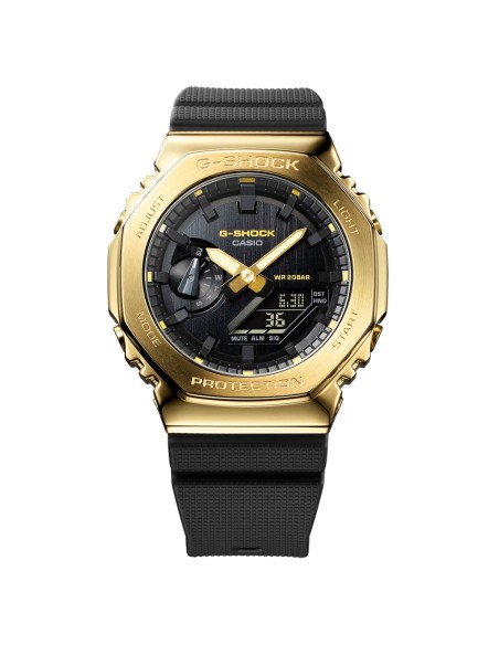 Casio G-Shock Men's Analog-Digital Wristwatch with Gold Stainless Steel Dial GM-2100G-1A9ER