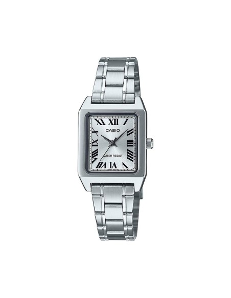 Casio Damen-Analogarmbanduhr mit Edelstahlgehäuse und Armband LTP-B150D-7BEF