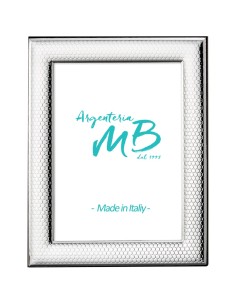 Honeycomb Pattern PVD Silver Picture Frame 