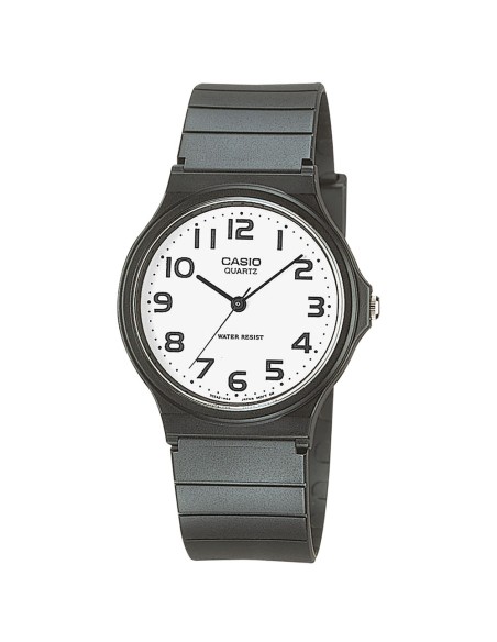 Casio Analog Wristwatch Timeless Collection Black Resin Case & Strap MQ-24-7B2LEG