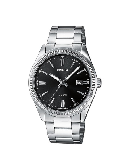 Casio Men's Analog Wristwatch Timeless Collection Black Dial MTP-1302PD-1A1VEF