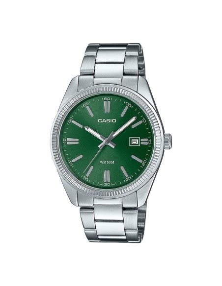 Casio Orologio da Polso Analogico da Uomo Timeless Collection Quadrante Verde MTP-1302PD-3AVEF