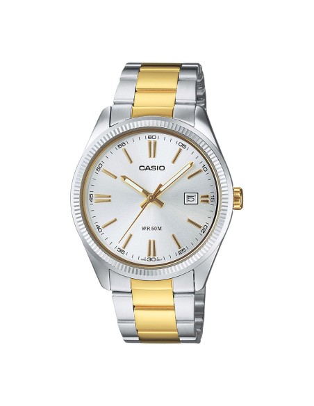 Casio Timeless Collection Herren-Analoguhr aus Edelstahl mit Goldarmband MTP-1302PSG-7AVEF