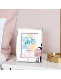 Customizable Baby Girl Birth Picture Frame with Pink Shoes 2