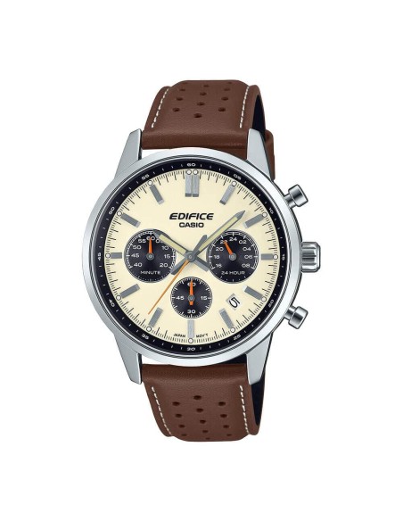 Casio Edifice Men's Chronograph Wristwatch Ivory Dial EFR-575L-7AEF