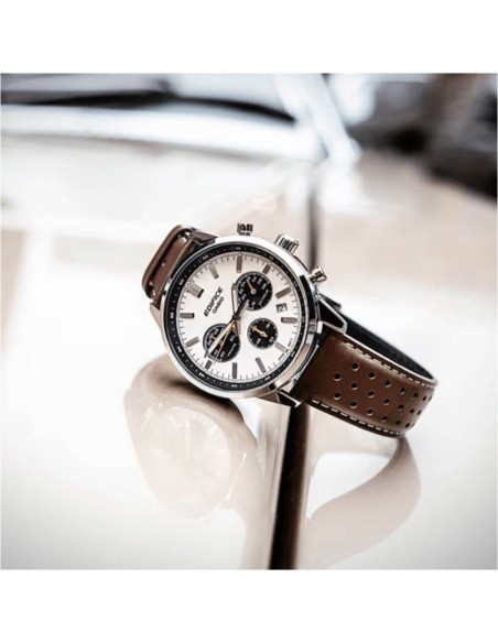 Casio Edifice Men's Chronograph Wristwatch Ivory Dial EFR-575L-7AEF