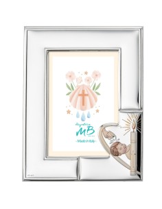 Baptism Photo Frame with Candle and Child Personalized...