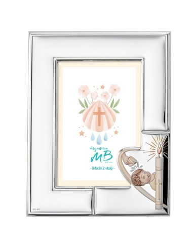 Baptism Photo Frame with Candle and Child...