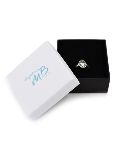 Anello Cuore Ex Voto in Argento  