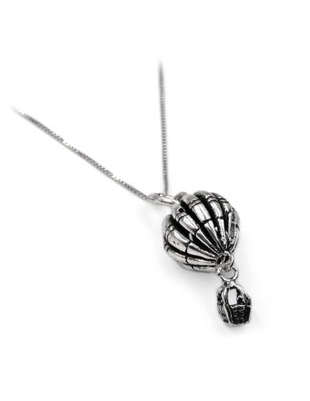 Halskette mit Heißluftballon aus Sterlingsilber