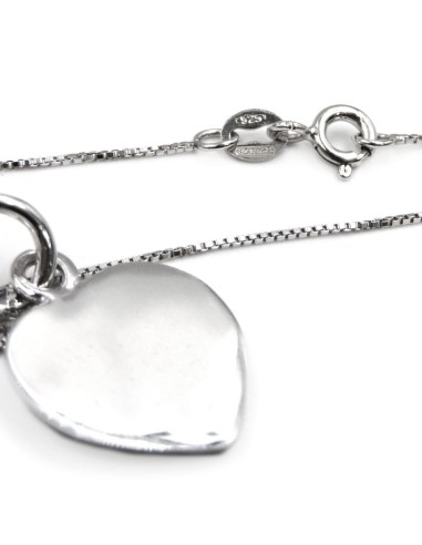Collana con Medaglia Cuore Personalizzabile in...