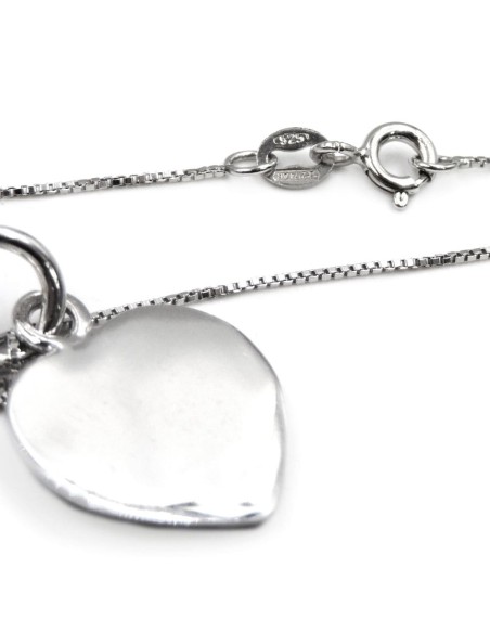 Customizable 925 Sterling Silver Heart Necklace 