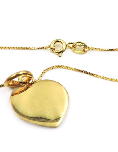 Collana con Medaglia Cuore Personalizzabile in...