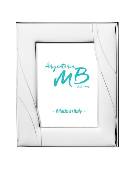 Silk Photo Frame with PVD Silver Frame