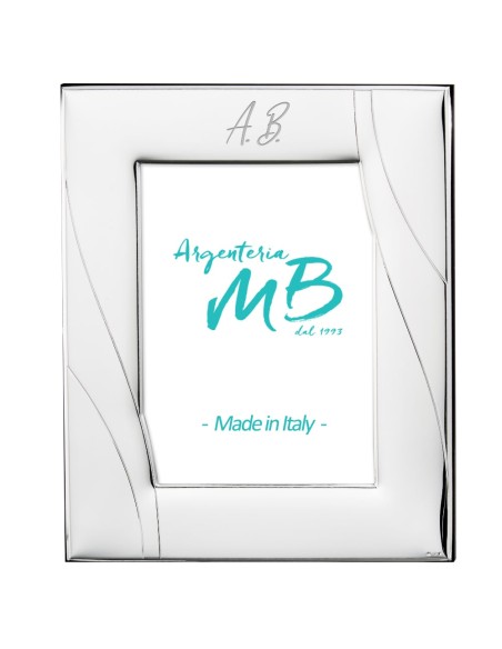 Silk Photo Frame with PVD Silver Frame