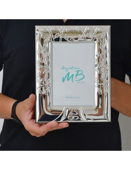 Portafoto 25 Anniversario di Matrimonio con Albero della Vita 