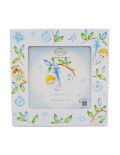 Wooden Photo Frame for the Birth Picture 12x12 cm