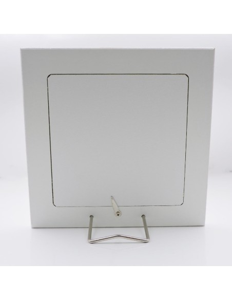 Bilderrahmen aus Holz zur Geburt Bildgröße 12x12 cm