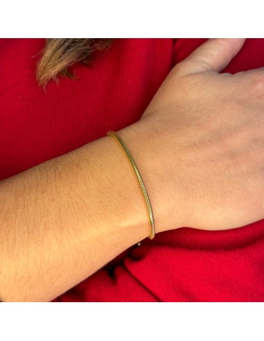 Gold Plated 925 Sterling Silver Snake Bracelet