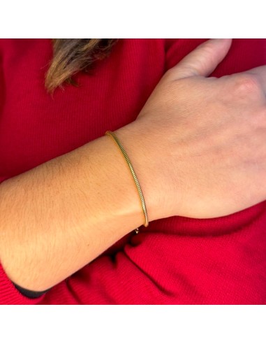 Schlangenarmband aus Vergoldetem 925er...