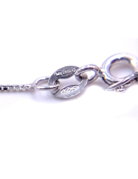 925 Sterling Silver Necklace with Dice Pendant 