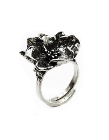Anello Rosa Canina in Argento 925