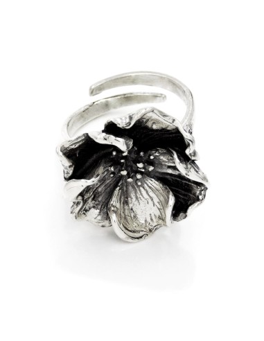 Anello Rosa Canina in Argento 925
