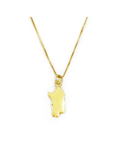 Collana con Ciondolo Sardegna in Argento...
