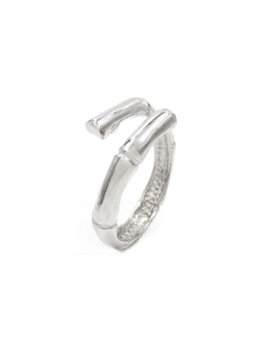 Bambusring aus 925er Sterlingsilber