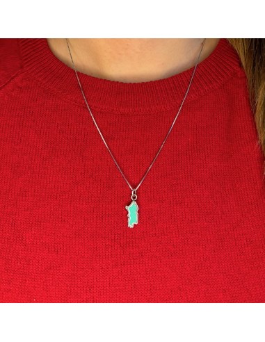 Collana con Ciondolo Sardegna in Argento...