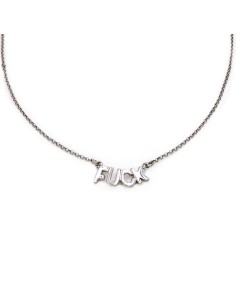Sterling Silver Fuck Necklace 