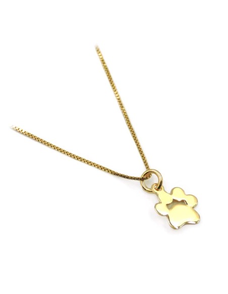 Collana Impronta Cane in Argento 