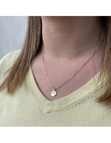Sterling Silver Footprint Necklace