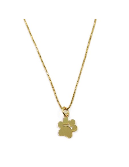 Sterling Silver Footprint Necklace