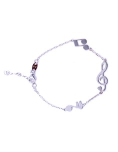 Bracciale Note Musicali in Argento 925 