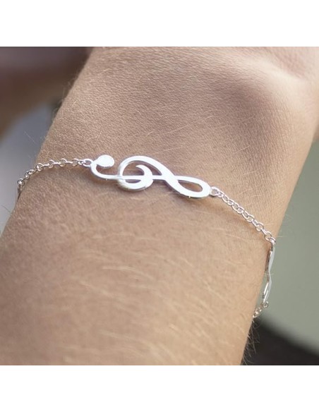 Bracciale Note Musicali in Argento 925 