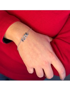 Sterling Silver Fuck Bracelet 2